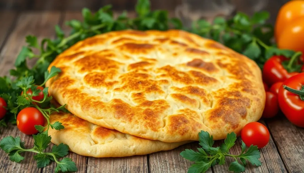 flatbread made from cottage cheese