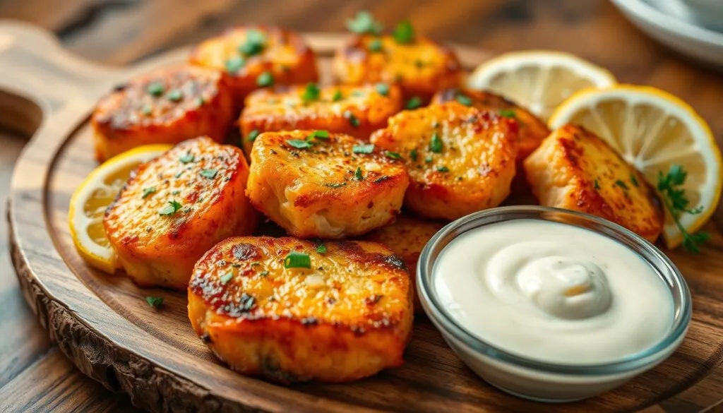 baked salmon bites