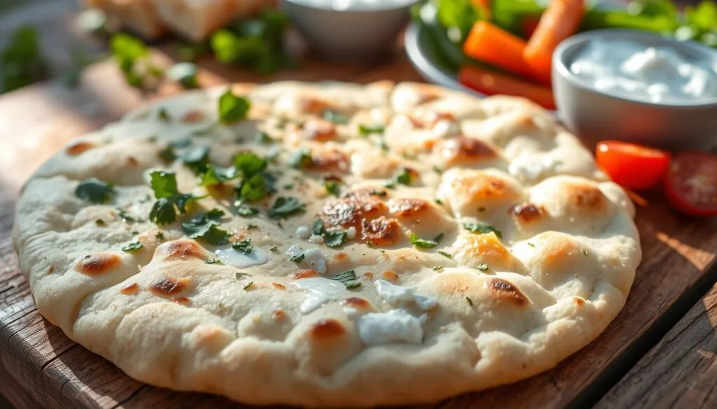 flatbread made from cottage cheese