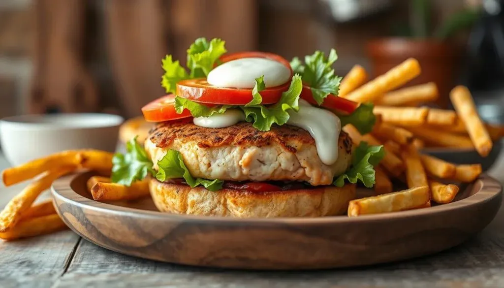 canned salmon burger