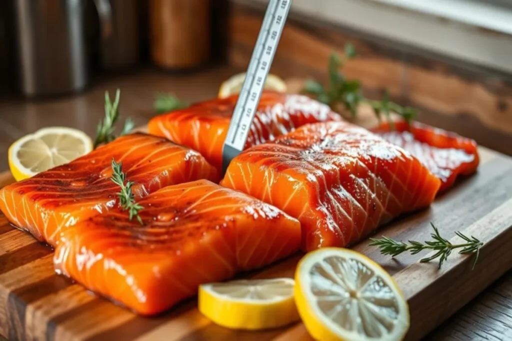 how do i know if smoked salmon is done?