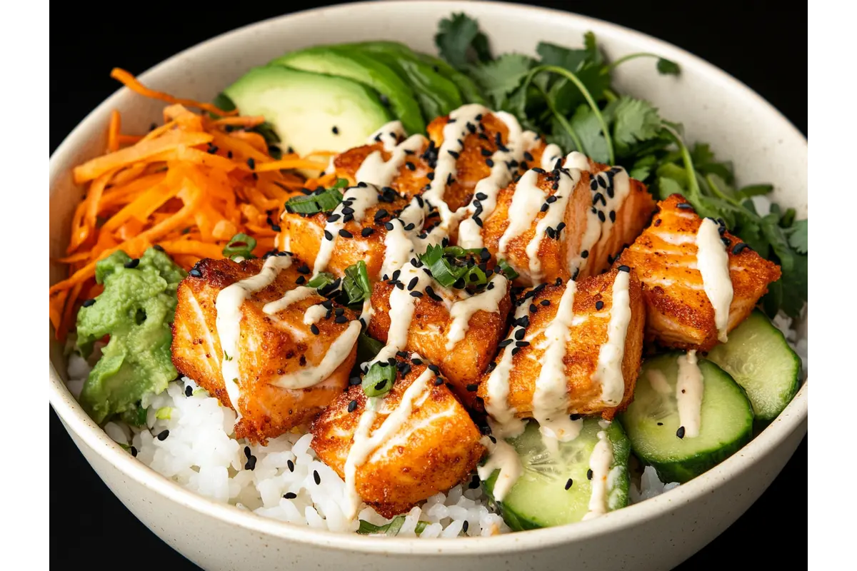 salmon bowl