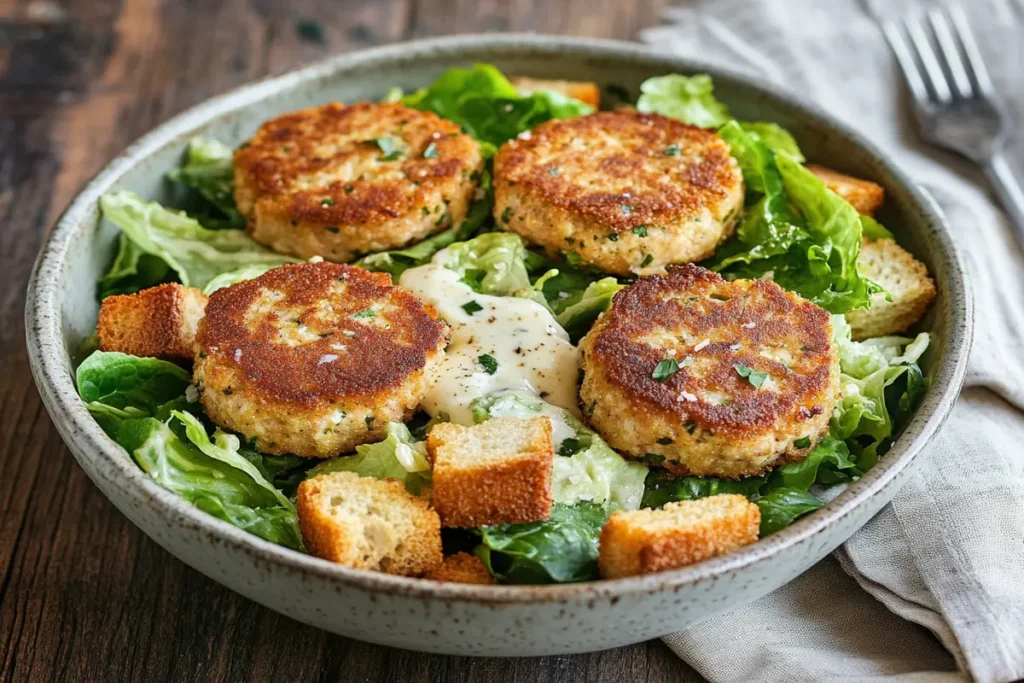 serve with salmon patties